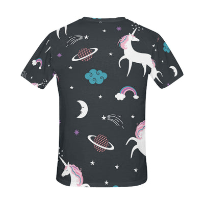 Seamless pattern, unicorns theme All Over Print T-Shirt for Men