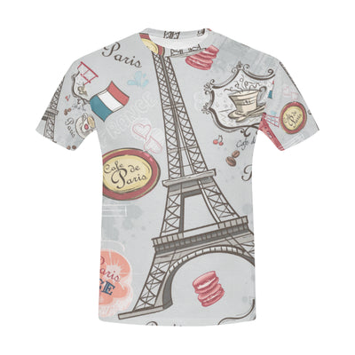 Sights of Paris All Over Print T-Shirt for Men