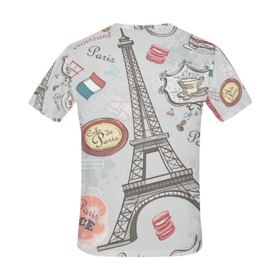 Sights of Paris All Over Print T-Shirt for Men