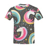 Seamless pattern with cute unicorns All Over Print T-Shirt for Men