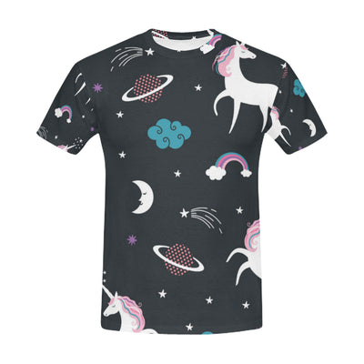 Seamless pattern, unicorns theme All Over Print T-Shirt for Men